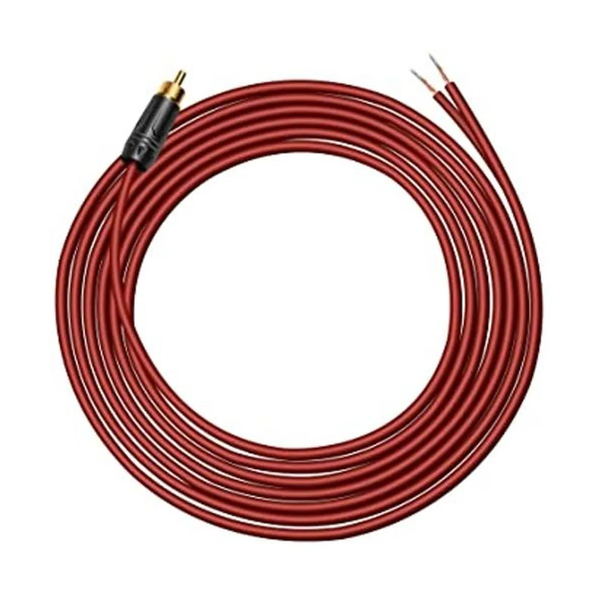 Cable de altavoz RCA a cable desnudo de 14 AWG OFC. El_1