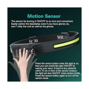 SEVENKA Linterna recargable para faros delanteros con_5