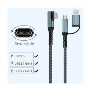 SUMPK Cable de enlace VR de 20 pies compatible con Oculus_3