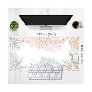 Tapete de teclado bohemio con pintura pastel alfombrilla_2