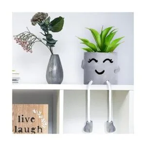 Planta artificial en maceta para cubículo bonita planta_2