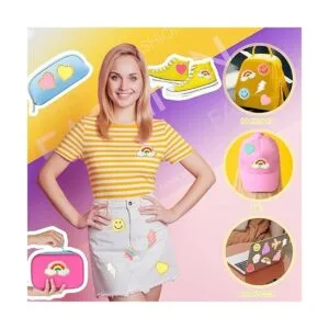 40 parches de felpilla autoadhesivos coloridos y lindos_5