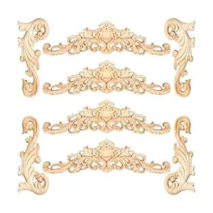 8 apliques de madera apliques decorativos de madera para_1
