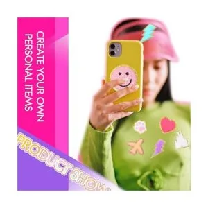 40 parches de felpilla autoadhesivos coloridos y lindos_3