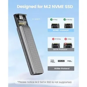 ORICO M.2 NVMe SSD Adaptador de aluminio sin_3