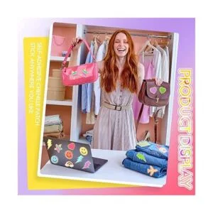 40 parches de felpilla autoadhesivos coloridos y lindos_4