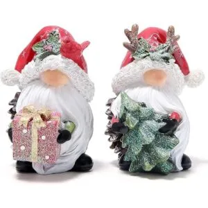 Hodao 2 piezas de gnomos de Navidad decoraciones de_1