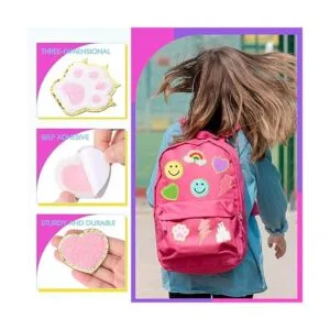 40 parches de felpilla autoadhesivos coloridos y lindos_2