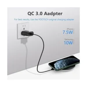 yootech Cargador inalámbrico almohadilla de carga_2