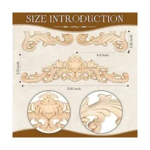 8 apliques de madera apliques decorativos de madera para_3