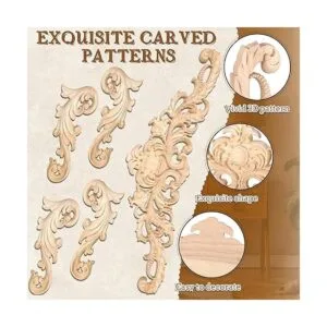 8 apliques de madera apliques decorativos de madera para_6