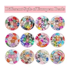 223 cuentas de cristal de agujero grande para hacer joyas_2