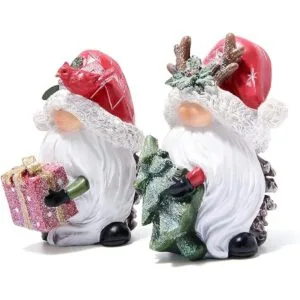 Hodao 2 piezas de gnomos de Navidad decoraciones de_2