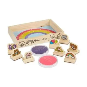 Melissa Doug My First Juego de sellos de madera_1
