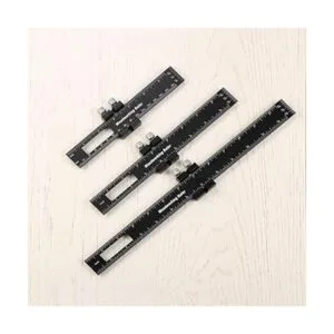 Regla de carpintería con topes deslizantes 3 piezas de_2