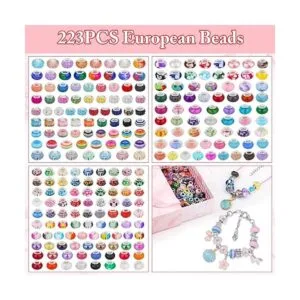 223 cuentas de cristal de agujero grande para hacer joyas_4