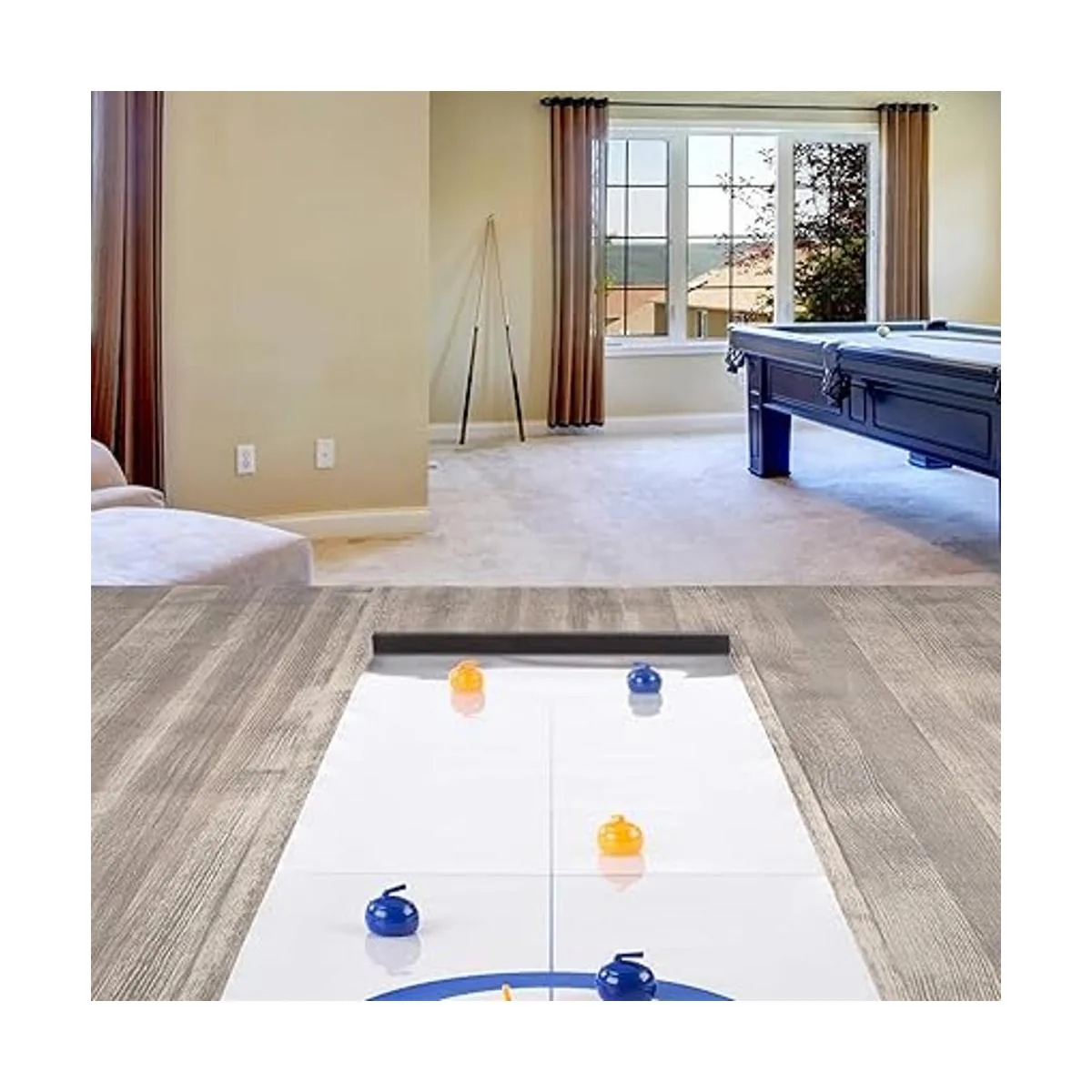 Juego de mesa para rizar de mesa portátil para interiores_6