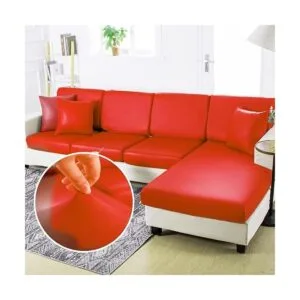 Tela de cuero sintético grande de vinilo suave para_3