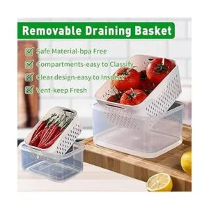 Paquete de 4 recipientes de almacenamiento de frutas_4