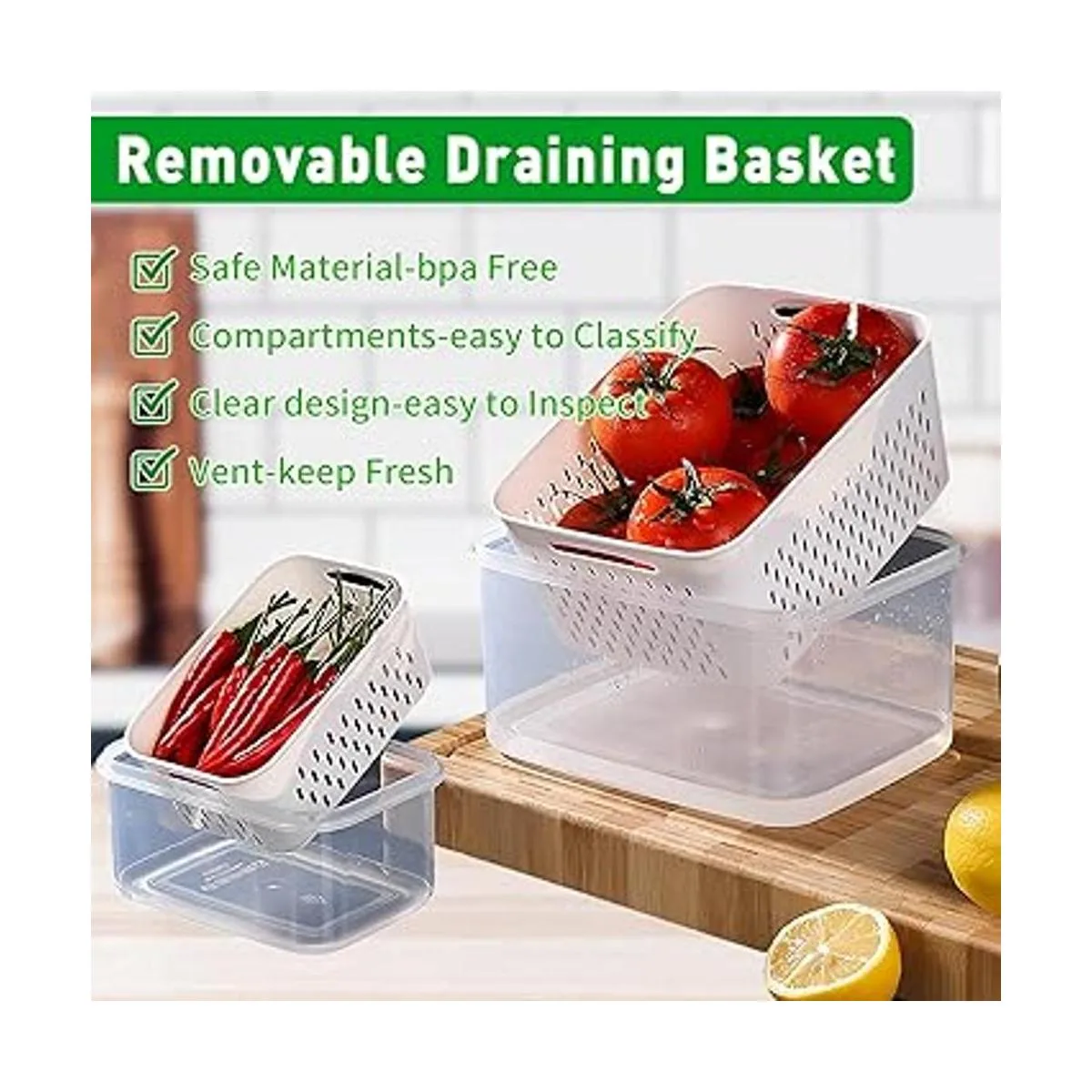 Paquete de 4 recipientes de almacenamiento de frutas_4