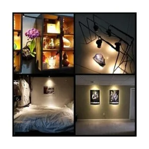 Jorunhe Lámpara LED blanca de 1.5 W para gabinete de_2