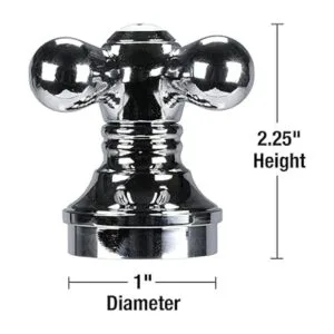 DANCO Mango de grifo de brazo cruzado Mango de fregadero_3