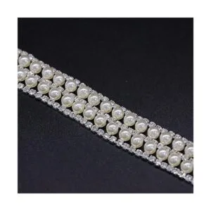 Rytenz Apliques de diamantes de imitación de 1 yarda_5