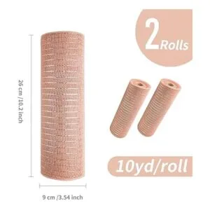 GouZaaK 2 rollos de malla decorativa de alambre de_5