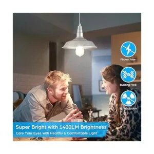 Paquete de 4 bombillas LED Edison E26 vintage equivalente_4