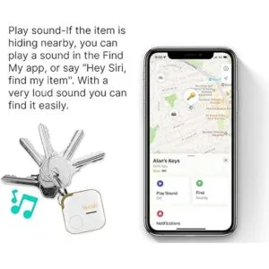 Nutale AirPro Etiqueta de búsqueda de llaves solo iOS_4