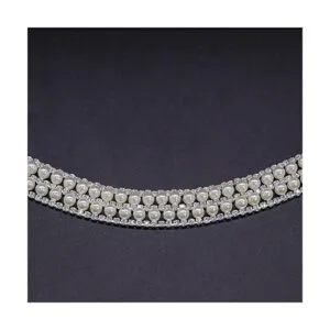 Rytenz Apliques de diamantes de imitación de 1 yarda_6