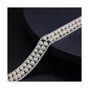 Rytenz Apliques de diamantes de imitación de 1 yarda_7