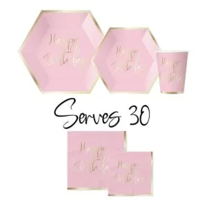 Sirve 30 platos de cena hexagonales de 10.5 pulgadas_3