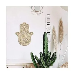 Hamsa MFG de cuarto nivel de 14 pulgadas arte de pared de_4