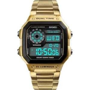 PASOY Reloj digital multifunción para hombre con alarma de_1