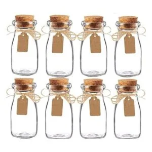 Bodosac Awtlife 15 tarros de cristal vintage con tapas de_1