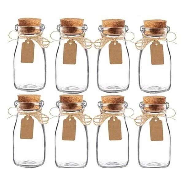 Bodosac Awtlife 15 tarros de cristal vintage con tapas de_1
