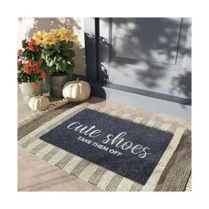 Felpudo de entrada para interiores y exteriores tapete de_4