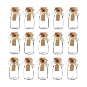 Bodosac Awtlife 15 tarros de cristal vintage con tapas de_5