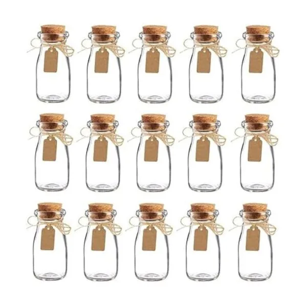 Bodosac Awtlife 15 tarros de cristal vintage con tapas de_5