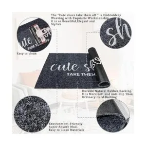 Felpudo de entrada para interiores y exteriores tapete de_3