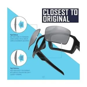 Saucer Lentes de repuesto para gafas de sol Oakley Tailend_3