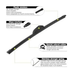 AUTOBOO Limpiaparabrisas de 26 16 pulgadas con_2