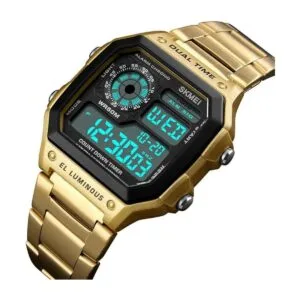 PASOY Reloj digital multifunción para hombre con alarma de_3