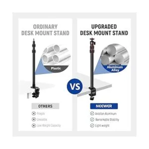 NEEWER Soporte de escritorio extensible para cámara con_6