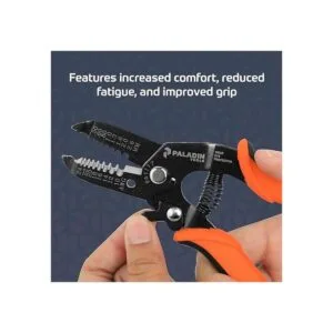 Paladin Tools Pelacables y cortador de alambre de 10 a 24_5