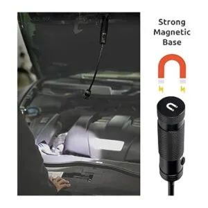 Luz de trabajo LED linterna flexible de cuello de cisne_5