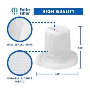 Filtro de vacío de mano compatible con Black Decker_4