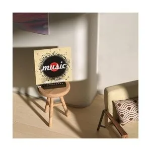 Lighting Now Play Soporte de discos de vinilo estante de_5