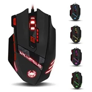 Zelotes Ratón para juegos T90 de 9200 DPI 8 botones_1